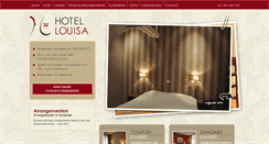 Desktop Screenshot of hotellouisa.be